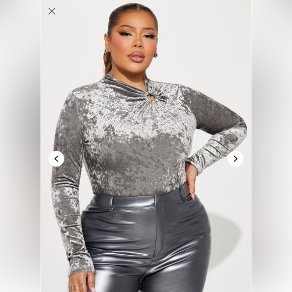 Velvet bodysuit - Picture 2 of 5